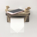 Chic Home Aaron WC-paperiteline 17x10xK10 cm, vaaleanruskea