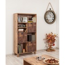 Chic Home Marianna mosaiikki -kirjahylly 80x36xK155 cm, ruskea