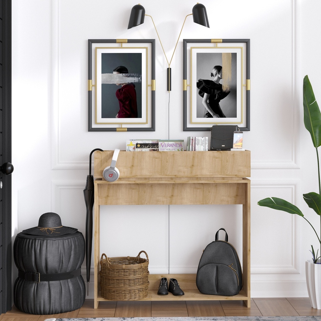 Chic Home Pulmu sivupöytä 100x25xK100 cm, beige