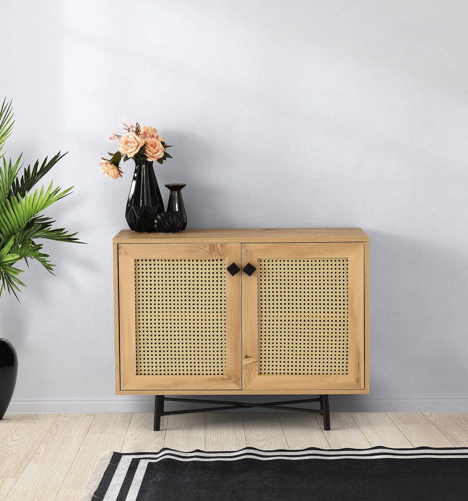 Chic Home Tarja senkki 100x40xK77 cm, beige/musta