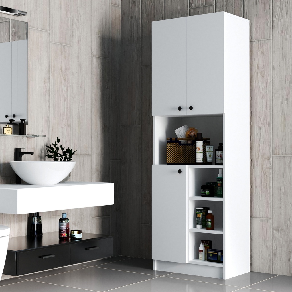 Chic Home Kusti kaappi 60x35xK180 cm, valkoinen