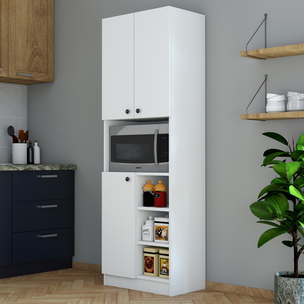 Chic Home Kyösti kaappi 60x35xK180 cm, valkoinen