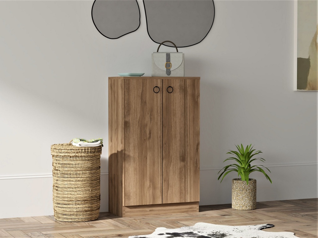 Chic Home Jaakob kaappi 60x32xK100 cm, vaaleanruskea