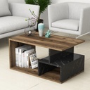 Chic Home Atro sohvapöytä 90x42xK52 cm, ruskea/musta