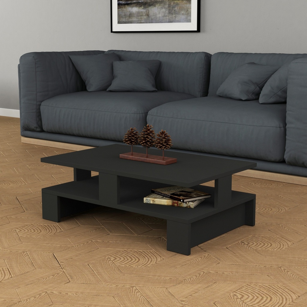 Chic Home Manta sohvapöytä 80x50xK28 cm, antrasiitti