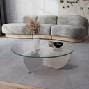 Chic Home Liisi sohvapöytä H90xK30 cm, valkoinen