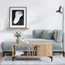Chic Home Rita sohvapöytä 100x50xK47 cm, beige/musta