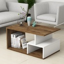 Chic Home Atro sohvapöytä 90x42xK54 cm, ruskea/valkoinen