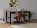 Chic Home Emma työpöytä 150x59xK76 cm, ruskea/musta
