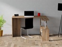 Chic Home Eemeli työpöytä 130x50xK74 cm, ruskea