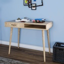Chic Home Kaarlos työpöytä 105x55xK79 cm, vaaleanruskea