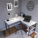 Chic Home Kocaeli Çalışma Masası L210 työpöytä, valkoinen