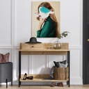 Chic Home Asmo lipasto 100x35xK87 cm, vaaleanruskea