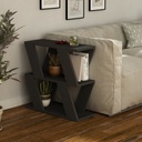 Chic Home Reino sivupöytä 60x22xK57 cm, antrasiitti