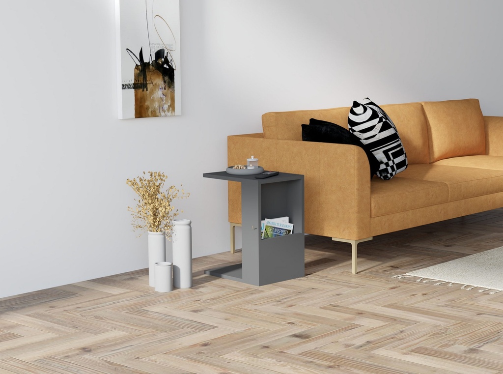 Chic Home Stara sivupöytä 30x40xK50 cm, antrasiitti