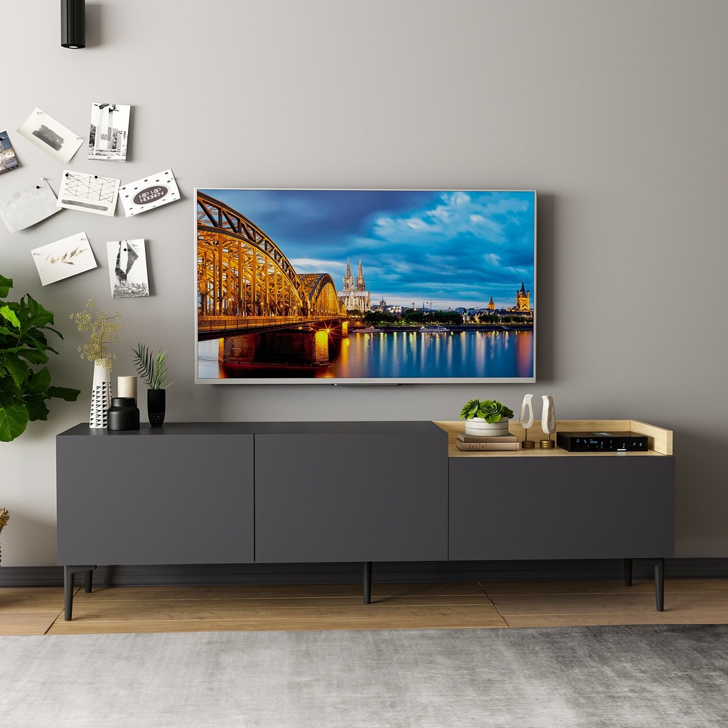 Chic Home Max TV-taso 160 cm, antrasiitti
