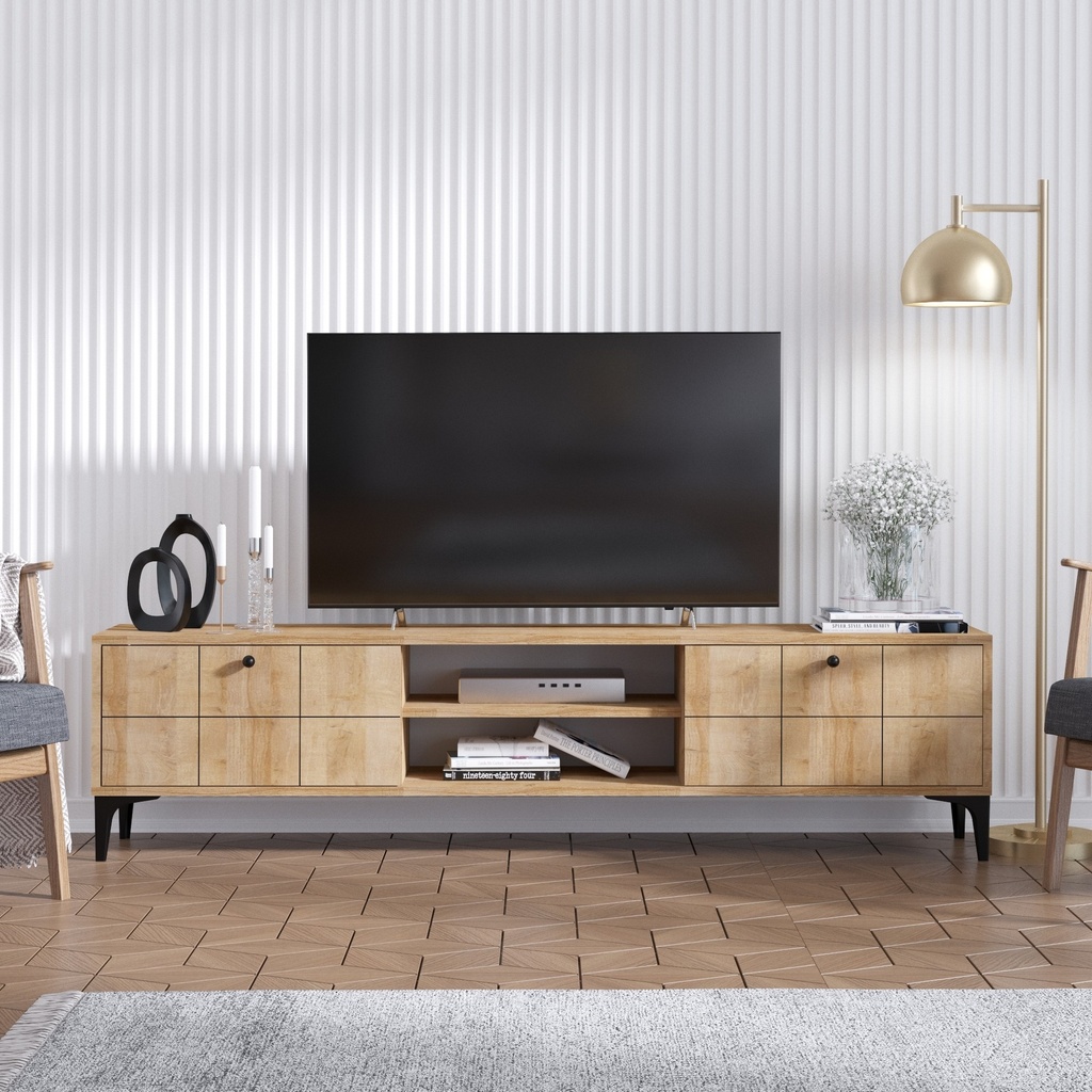 Chic Home Herman TV-taso 180 cm, vaaleanruskea