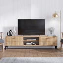 Chic Home Herman TV-taso 180 cm, vaaleanruskea