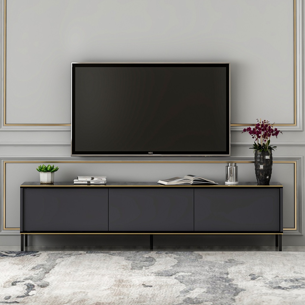 Chic Home Iiro TV-taso 180 cm, antrasiitti