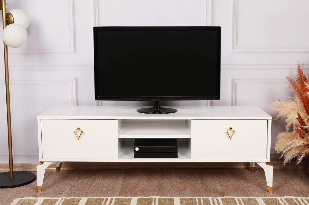 Chic Home Tarmo TV-taso 143 cm, valkoinen