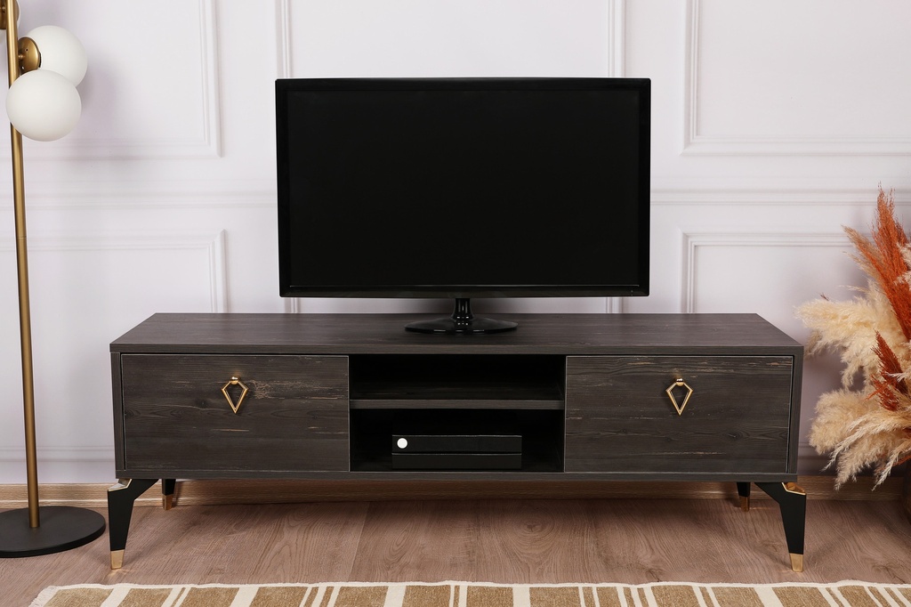 Chic Home Tarmo TV-taso 143 cm, tummanruskea