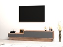 Chic Home Ale TV-taso 160 cm, antrasiitti/ruskea