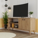 Chic Home Elmeri TV-taso 138 cm, vaaleanruskea