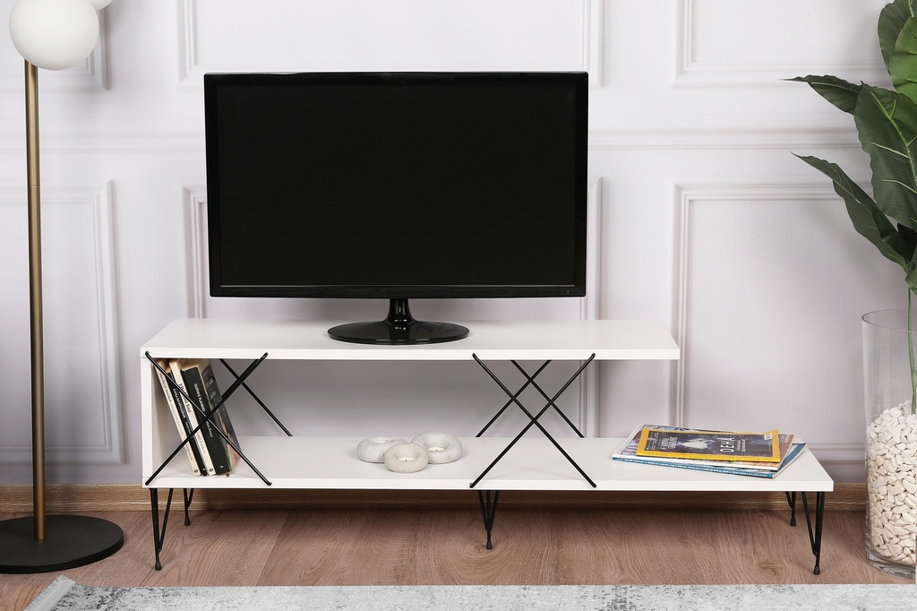 Chic Home Elmo TV-taso 120 cm, valkoinen
