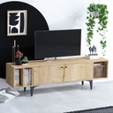 Chic Home Auno TV-taso 150 cm, vaaleanruskea