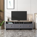Chic Home Otto TV-taso 150 cm, antrasiitti/vaaleanruskea
