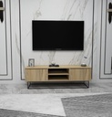 Chic Home Essi TV-taso 140 cm, vaaleanruskea/musta
