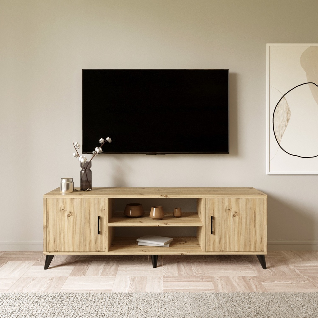 Chic Home Topi TV-taso 150 cm, vaaleanruskea