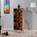 Chic Home Fia D kenkäkaappi 50x38xK135 cm, moniväri
