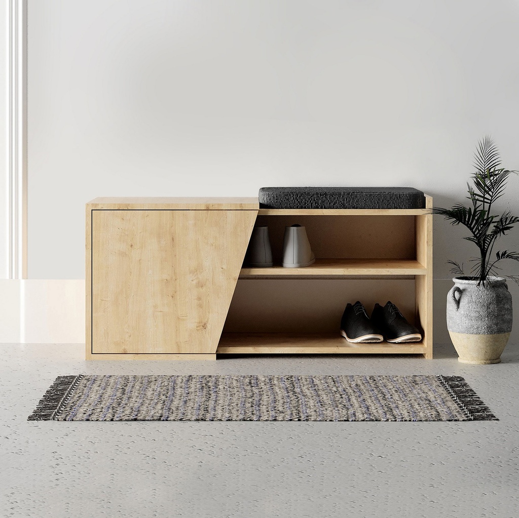 Chic Home Samuli kenkäkaappi 104x47xK37 cm, vaaleanruskea