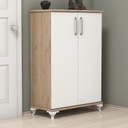 Chic Home Ansa kenkäkaappi 72x33xK100 cm, beige/valkoinen