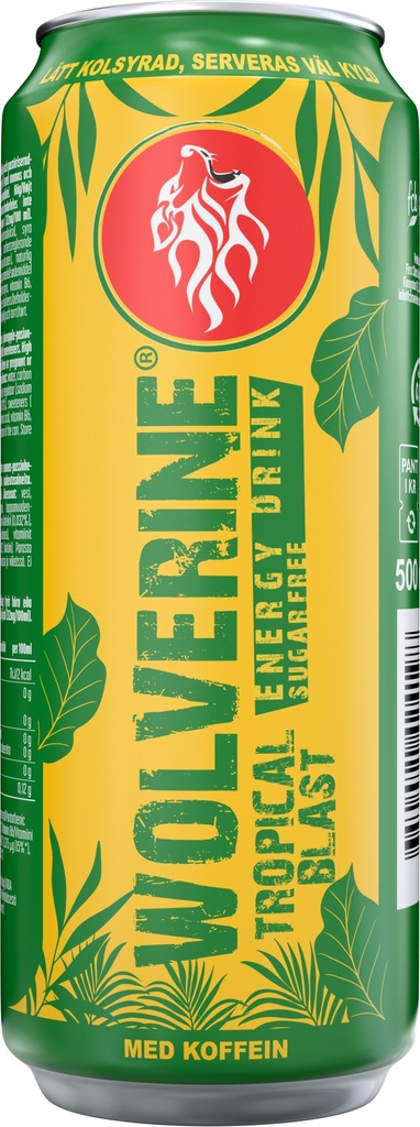 Wolverine Tropical Blast energiajuoma 500ml