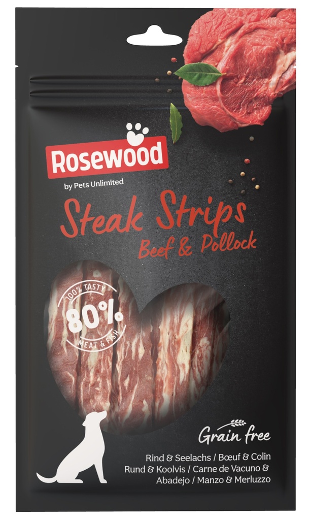 Rosewood koiralle nautafileesuikaleet 100g