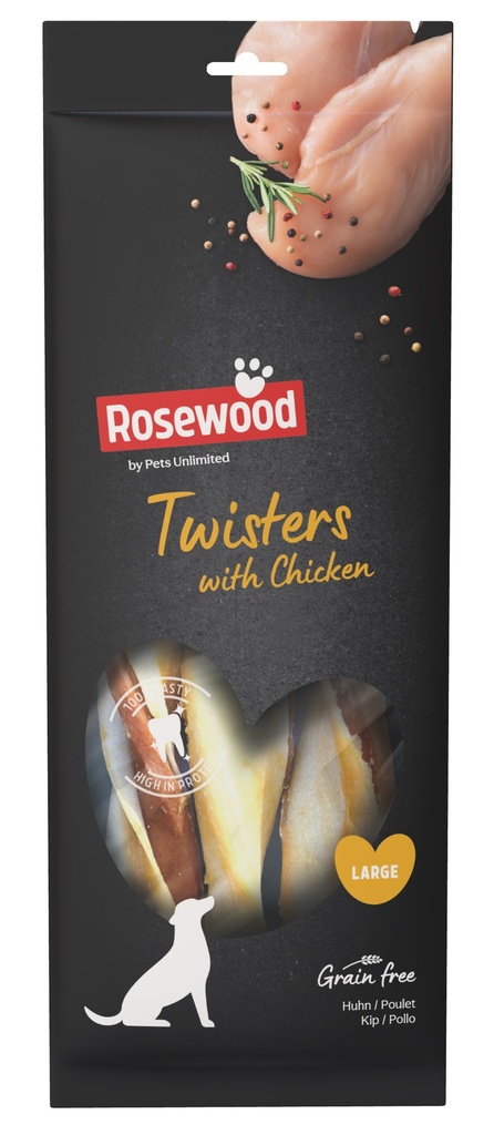 Rosewood koiralle iso purukierre kanalla 3kpl 210g