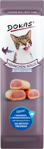 [4251276204869] Dokas kissalle kanarullapalat tonnikalalla 10g
