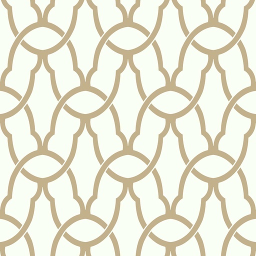 [0034878062334] RoomMates Liimaa &amp; Irrota -tarratapetti Trellis Gold