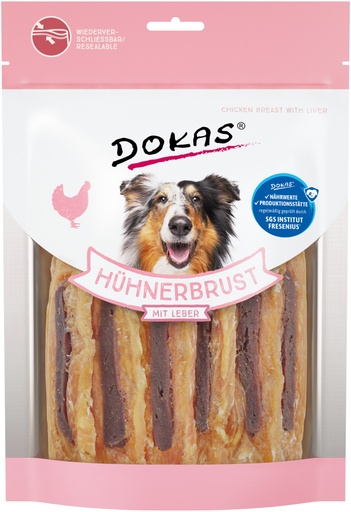 [4251276200694] Dokas koiralle kananrinta maksaraidalla 220g