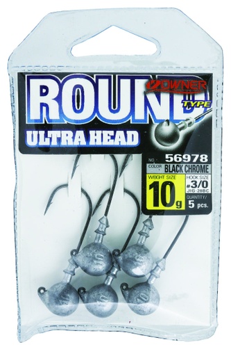 [56978-31] Owner Round Ultra Head jigipää 3 g # 1 6 kpl