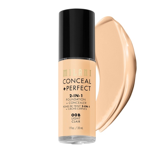 [717489702003] Milani Conceal + Perfect 2-In-1 Foundation 00B Light