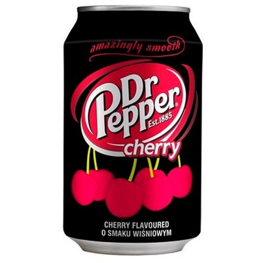 [08435185954626] Dr Pepper Cherry virvoitusjuoma 330ml POISTUVA PANTITON