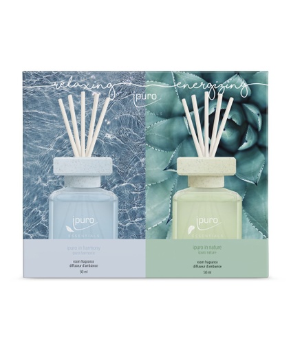 [4051281972292] Ipuro Huonetuoksu 2x50ml Harmony &amp; Nature IFC1672
