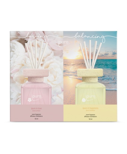 [4051281972193] Ipuro Huonetuoksu 2x50ml Love &amp; Happiness IFC1667